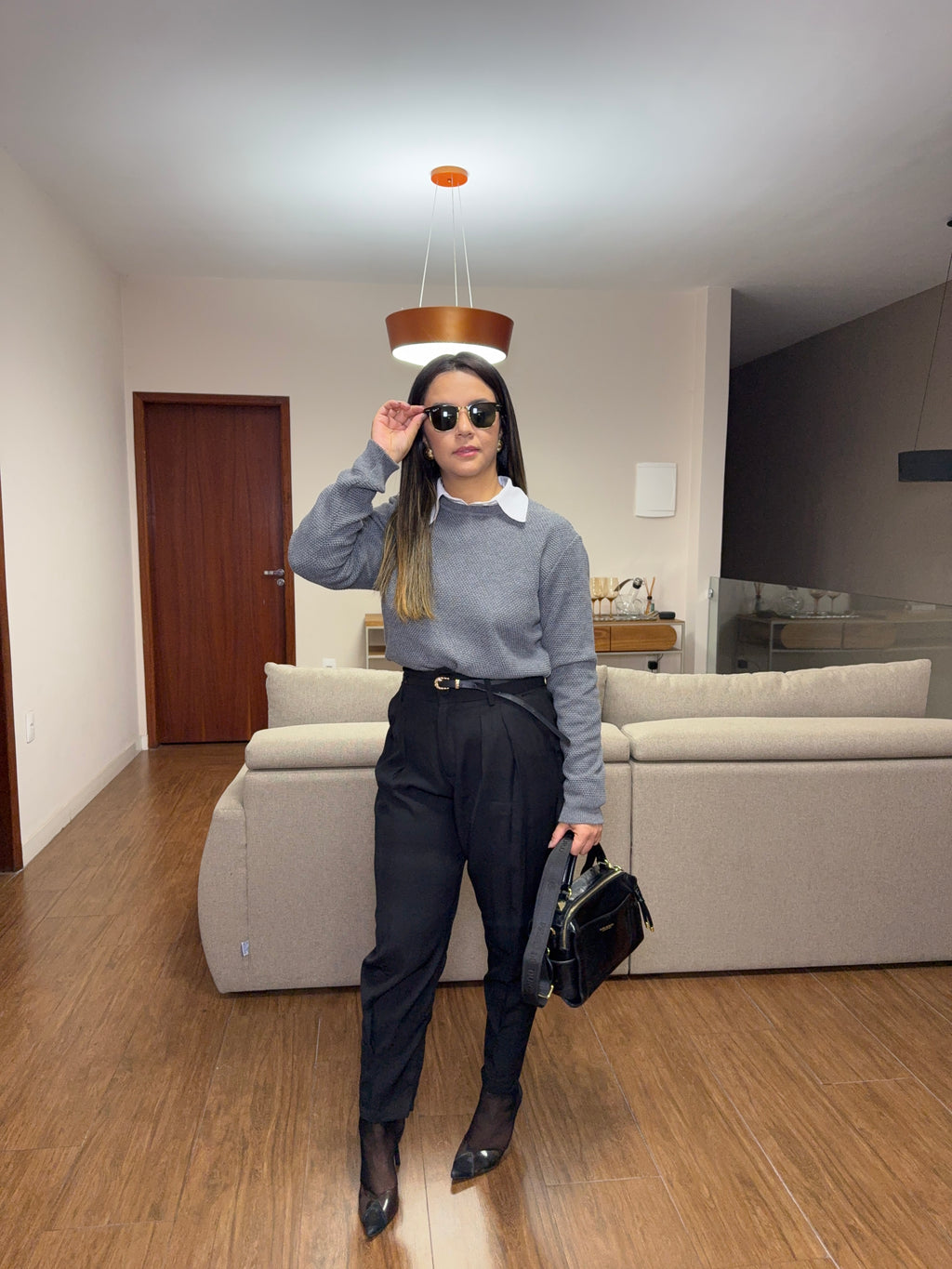 CALÇA ESTEFANY EM ALFAIATARIA