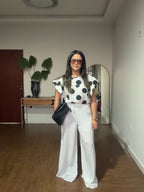 CALÇA PANTALONA BRANCA