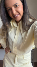 CAMISA POSITANO AMARELO MANTEIGA