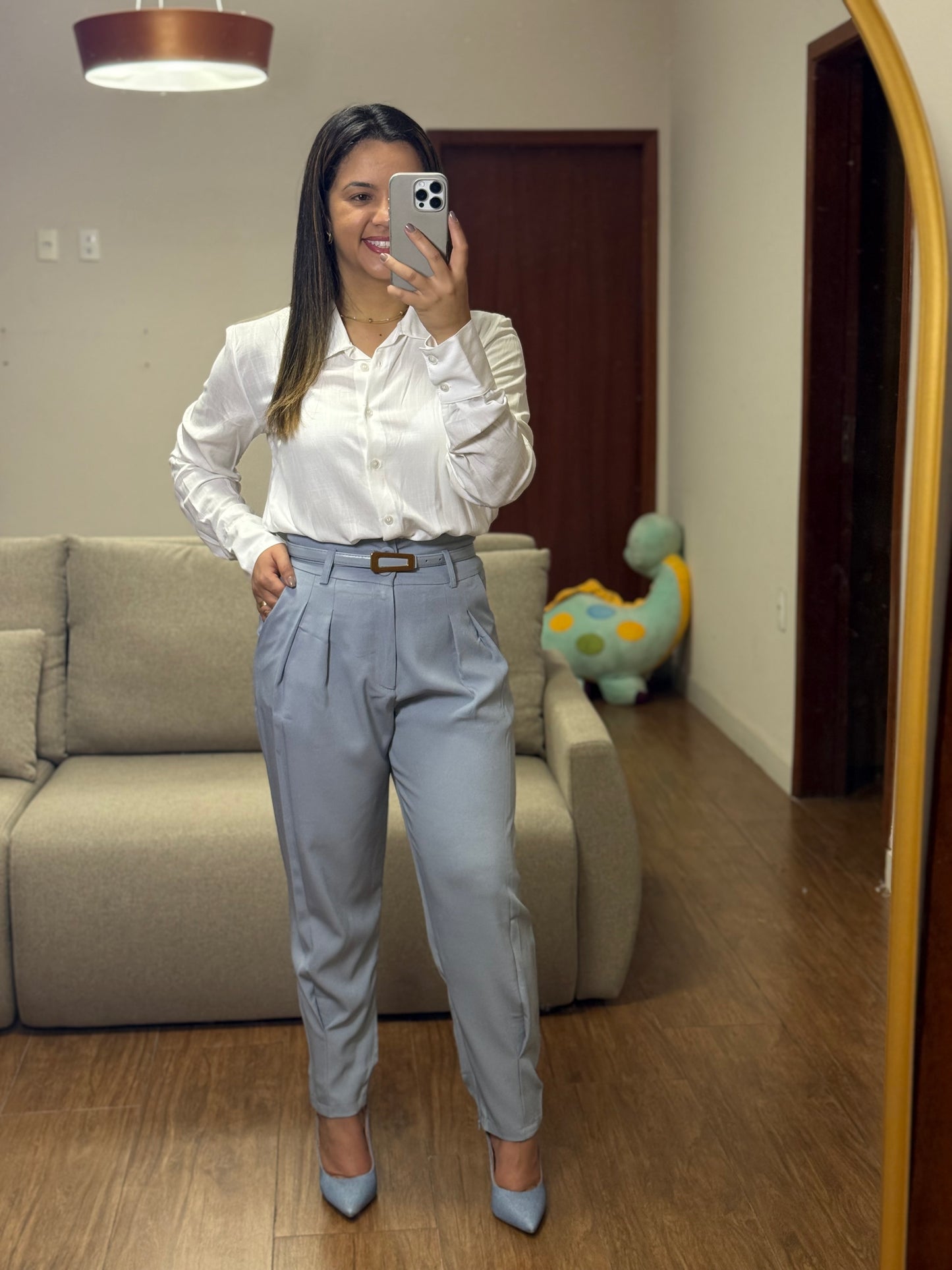 CALÇA ESTEFANY EM ALFAIATARIA