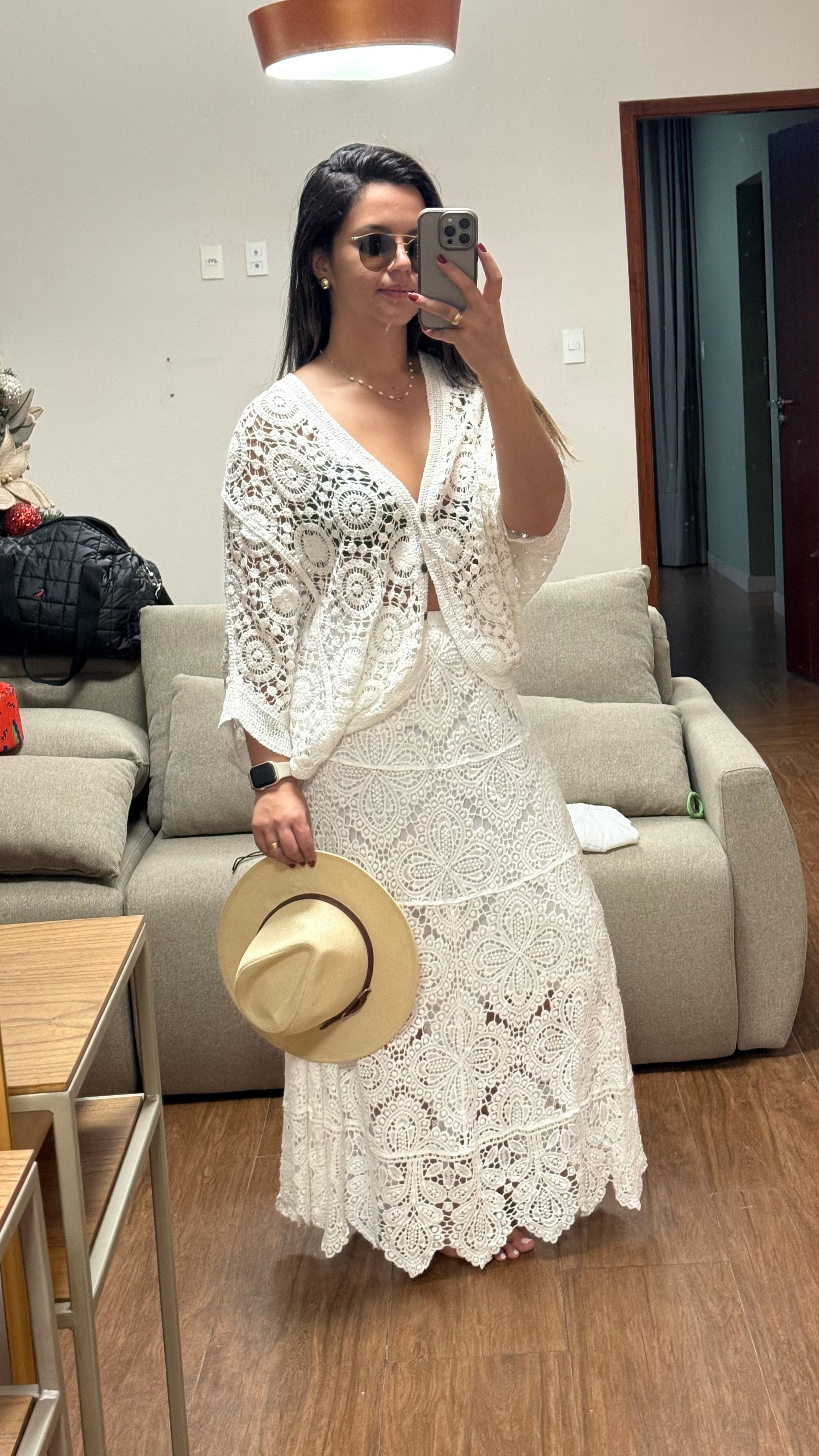 CONJUNTO RIVIERA EM RENDA GUIPIR