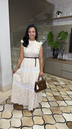 VESTIDO THAISE| CAMADAS EM GUIPIR