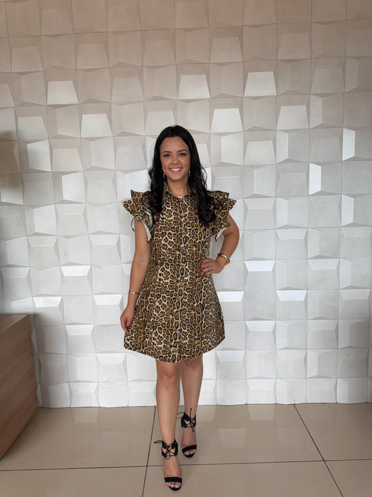 VESTIDO ONÇA