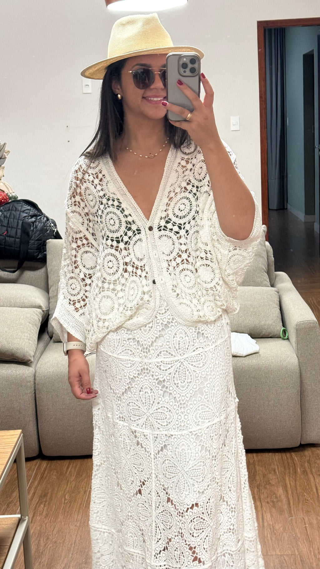 CONJUNTO RIVIERA EM RENDA GUIPIR