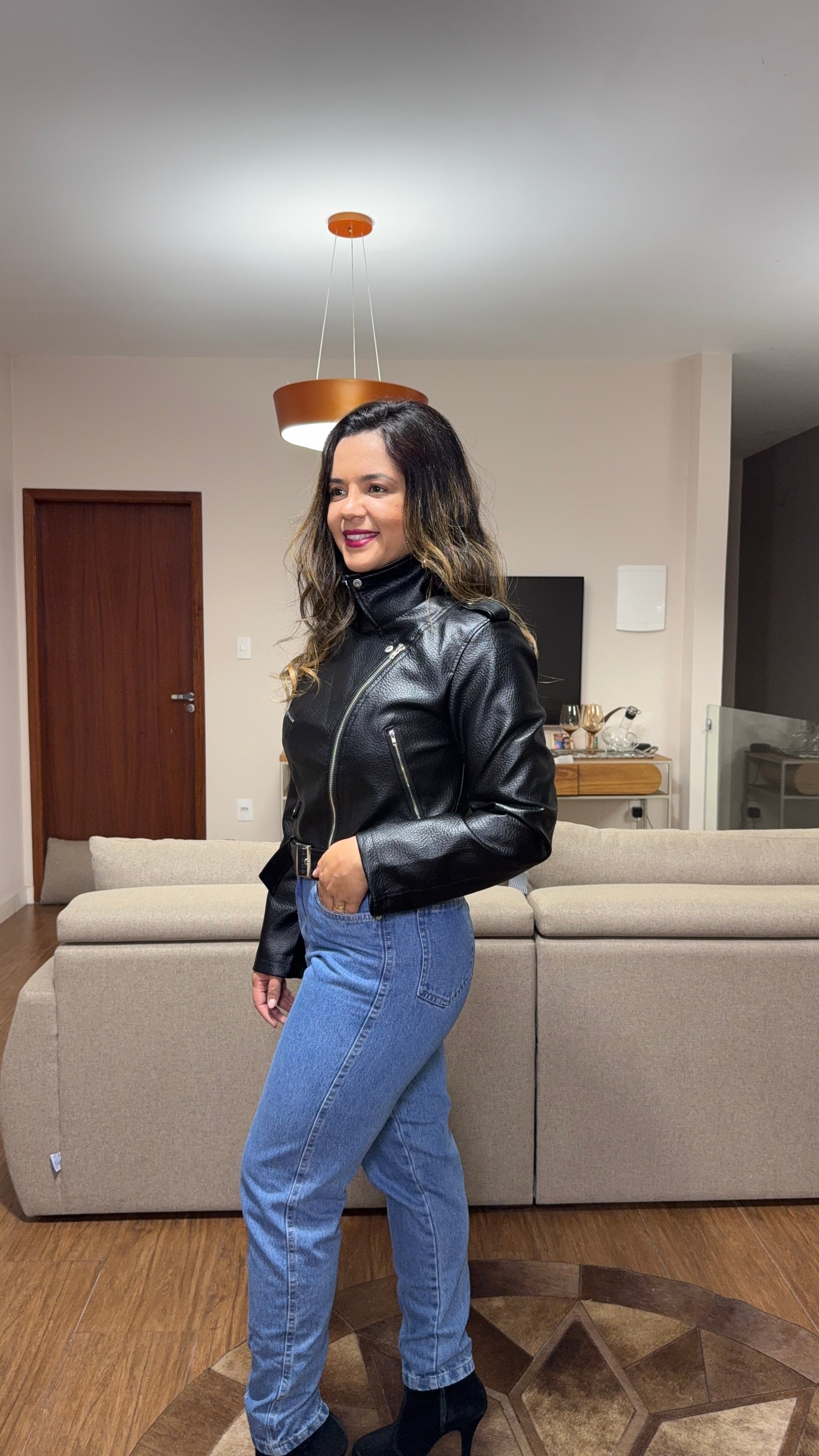 JAQUETA COURO CAROLLA
