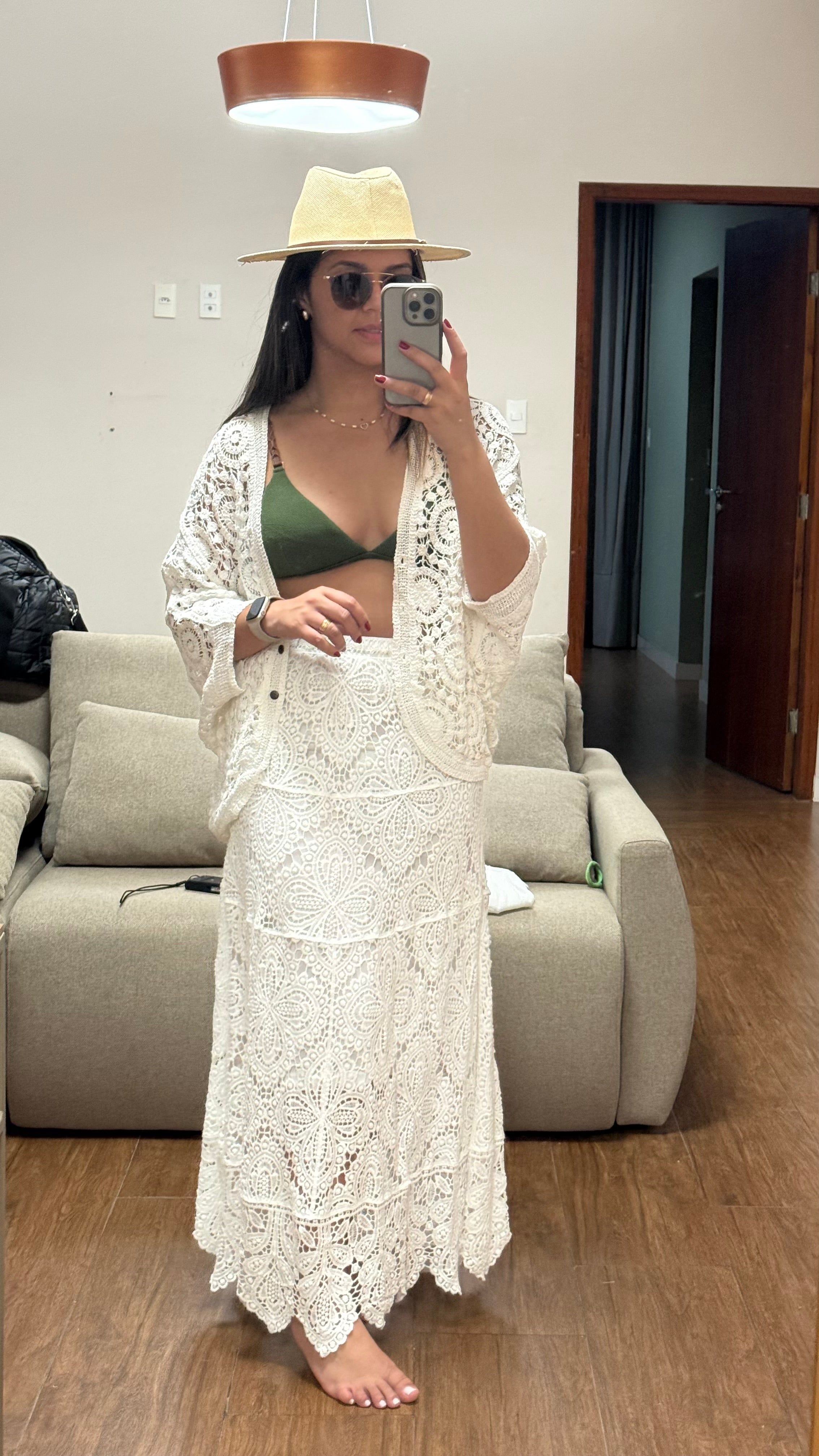 CONJUNTO RIVIERA EM RENDA GUIPIR