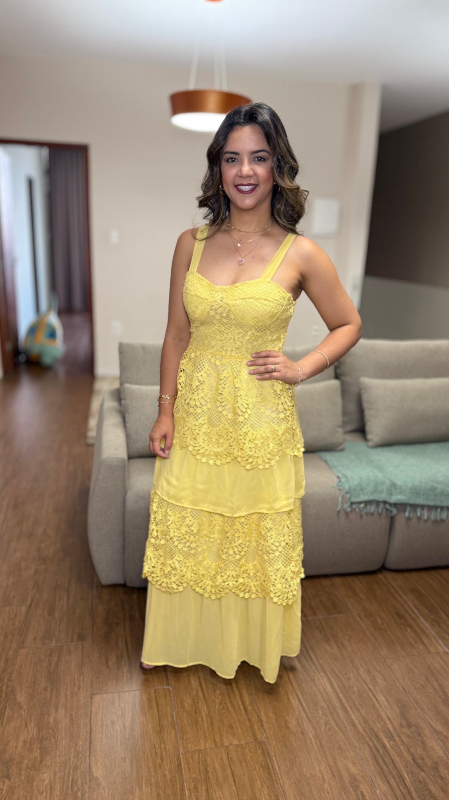 VESTIDO PATHY AMARELO