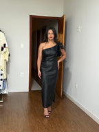 VESTIDO TALITA MIDI PRETO