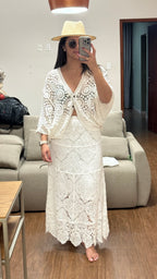 CONJUNTO RIVIERA EM RENDA GUIPIR