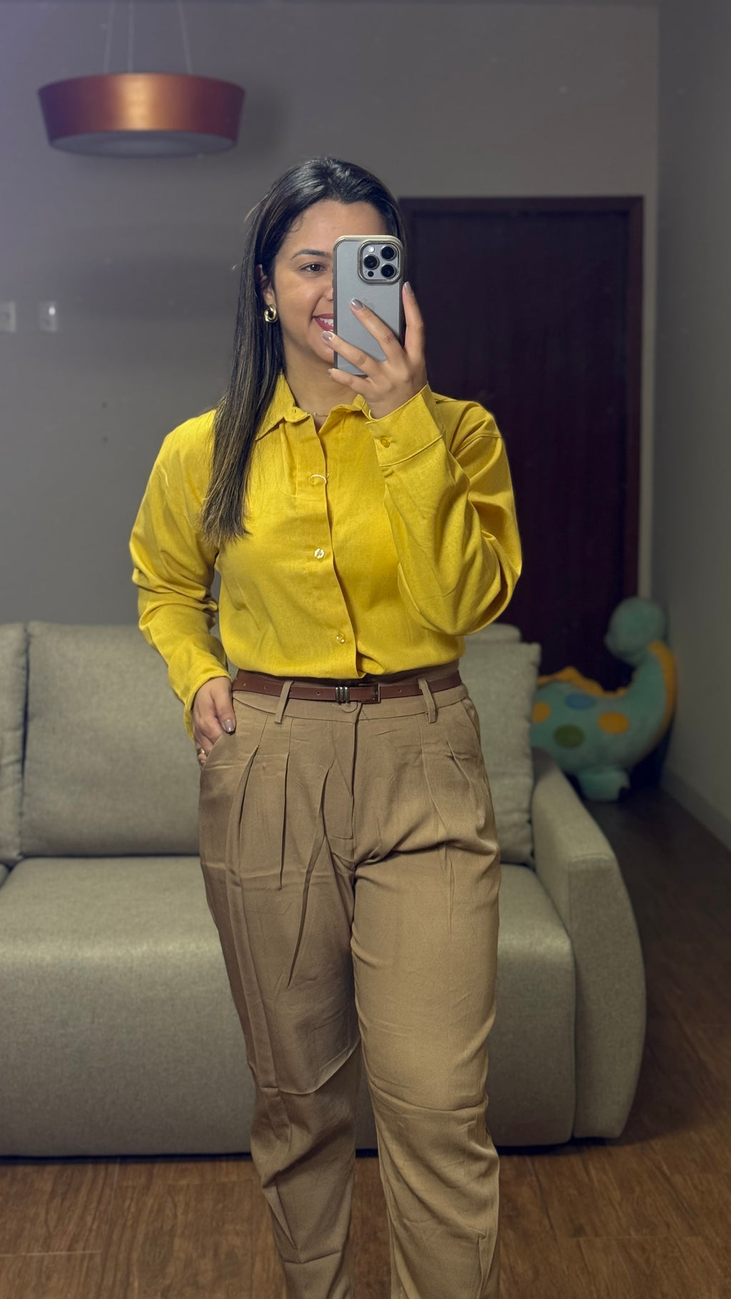 CAMISA ESTER EM LINHO
