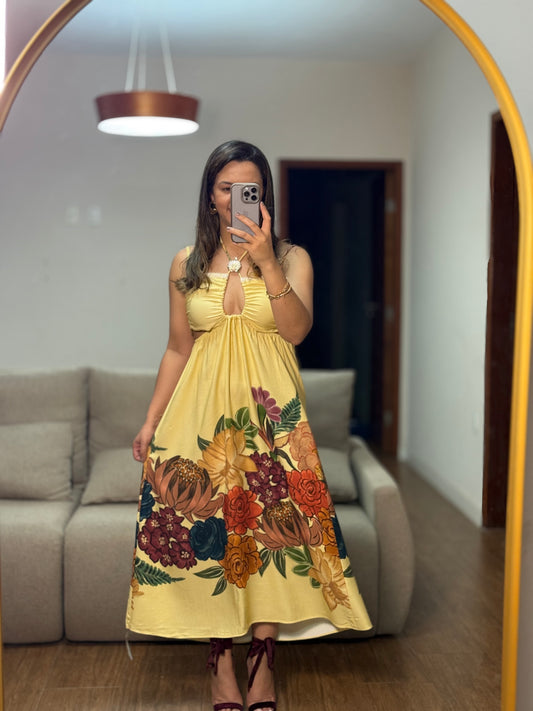 VESTIDO BRAND AMARELO