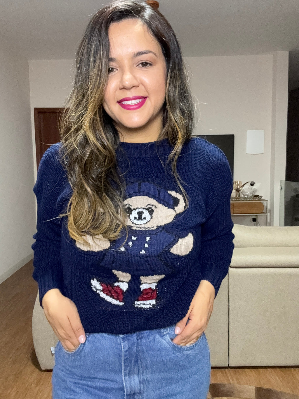 BLUSA TRICÔ URSO