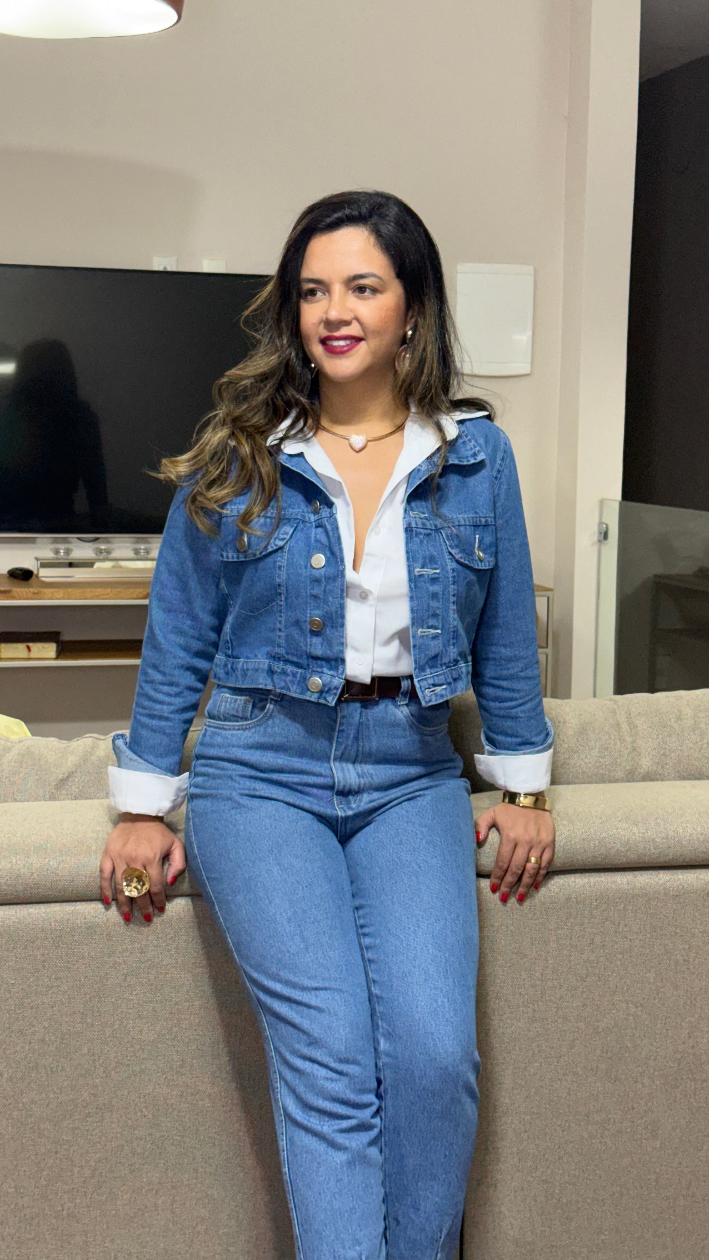 JAQUETA CROPPED KIVIA