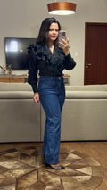 CALÇA WIDE CHARLOTE SEM ELASTANO