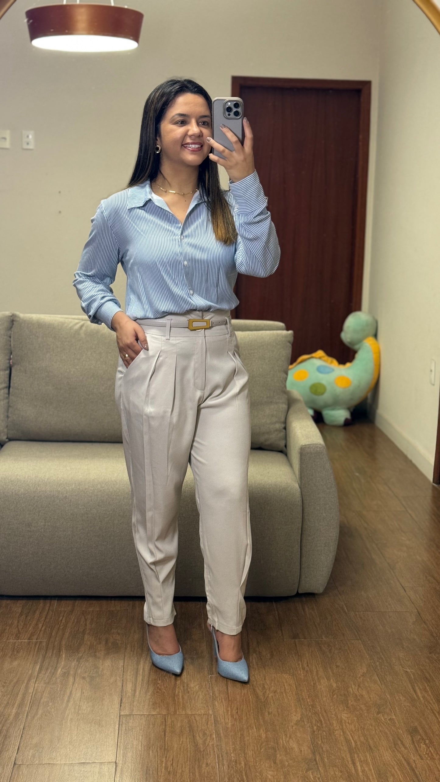 CALÇA ESTEFANY EM ALFAIATARIA