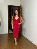 VESTIDO JANAÍNA VERMELHO