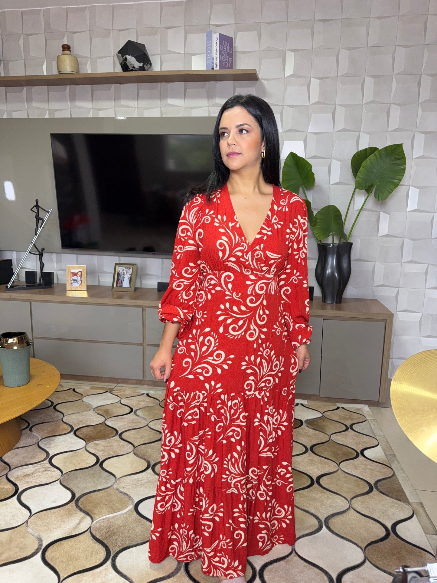 VESTIDO NEIDE VERMELHO