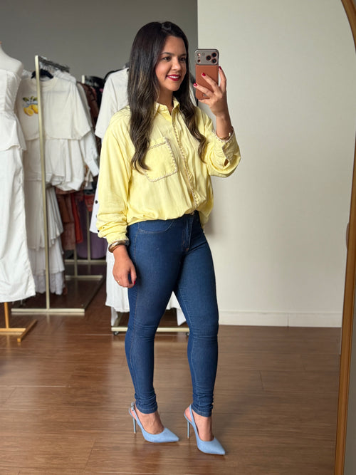 CALÇA JEANS SKINNY