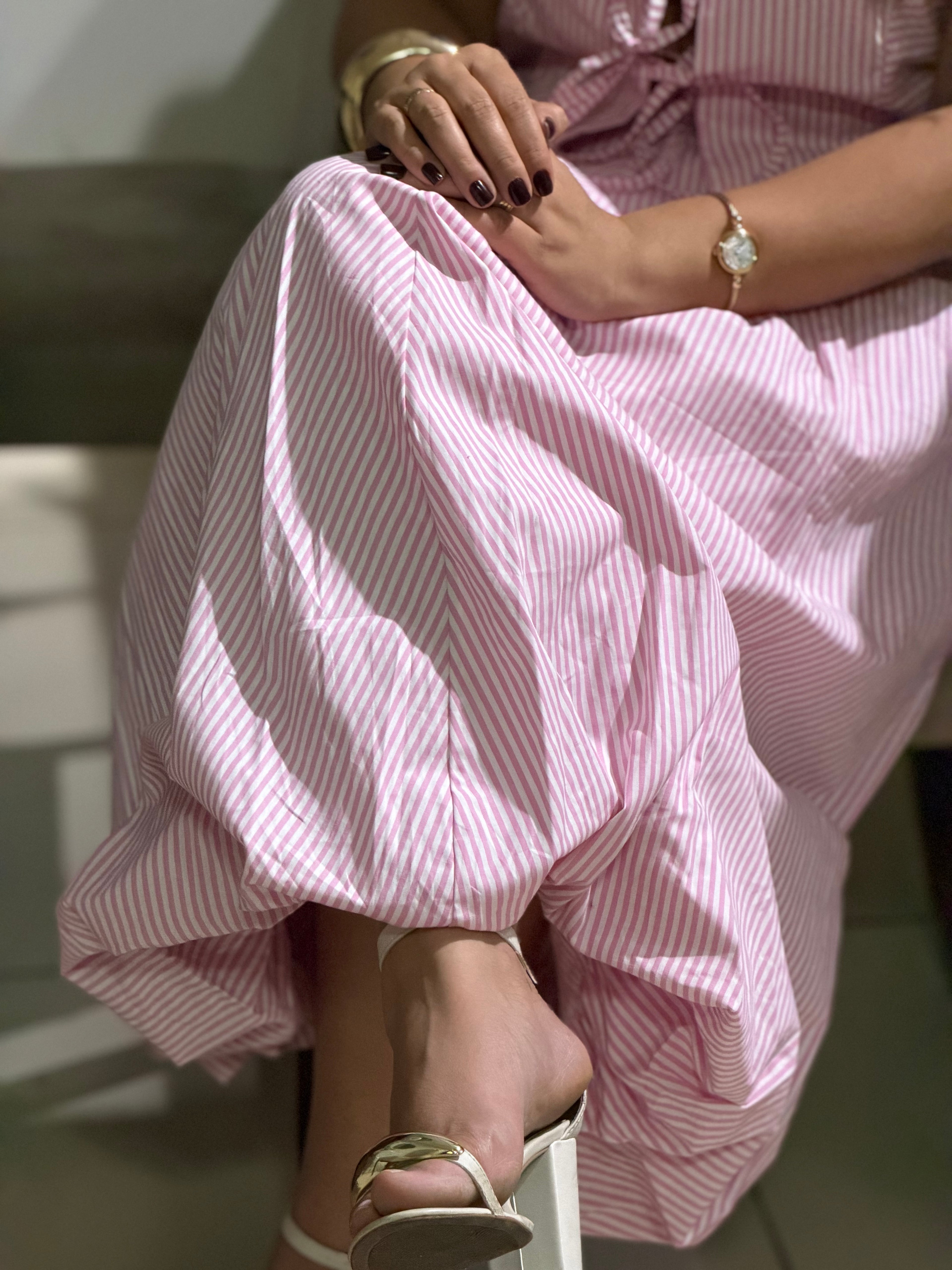 CONJUNTO LAVINIA BALONÊ LISTRADO