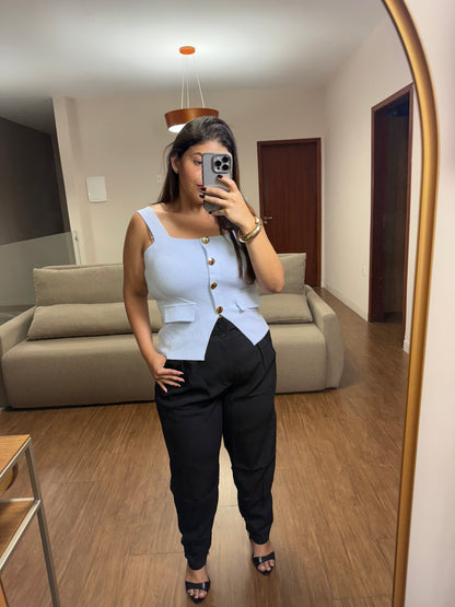 BLUSA ZAYAH EM TRICÔ