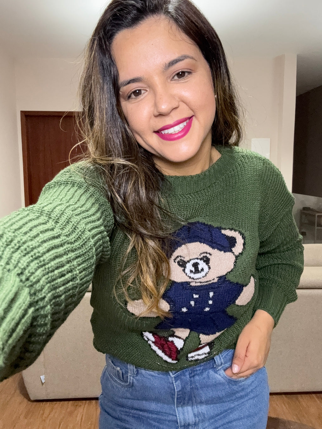 BLUSA TRICÔ URSO