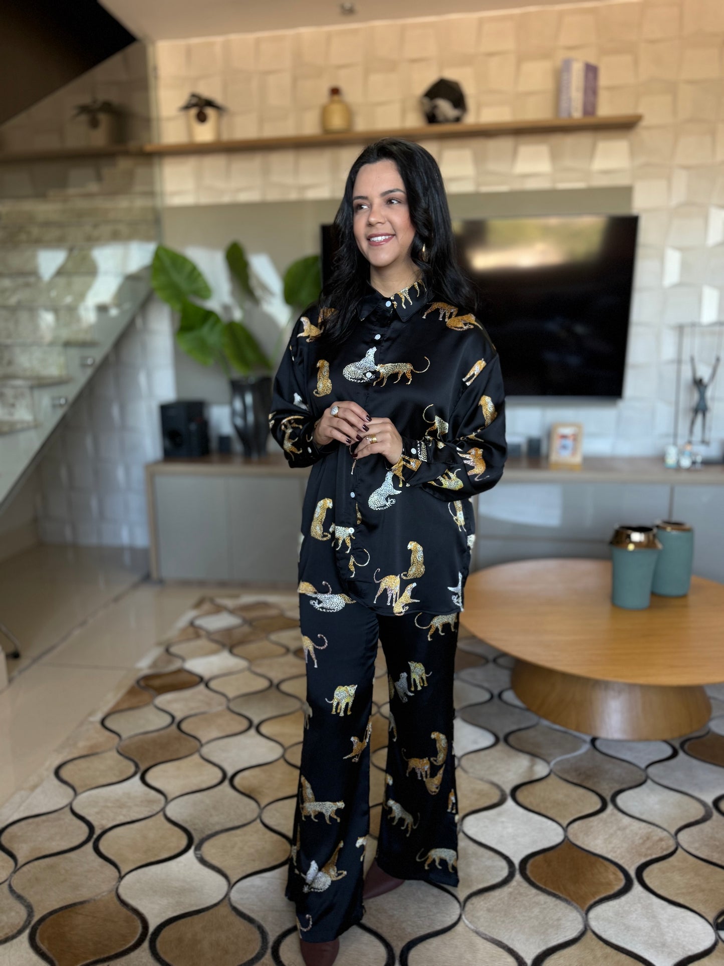 CONJUNTO SAFARI PRETO