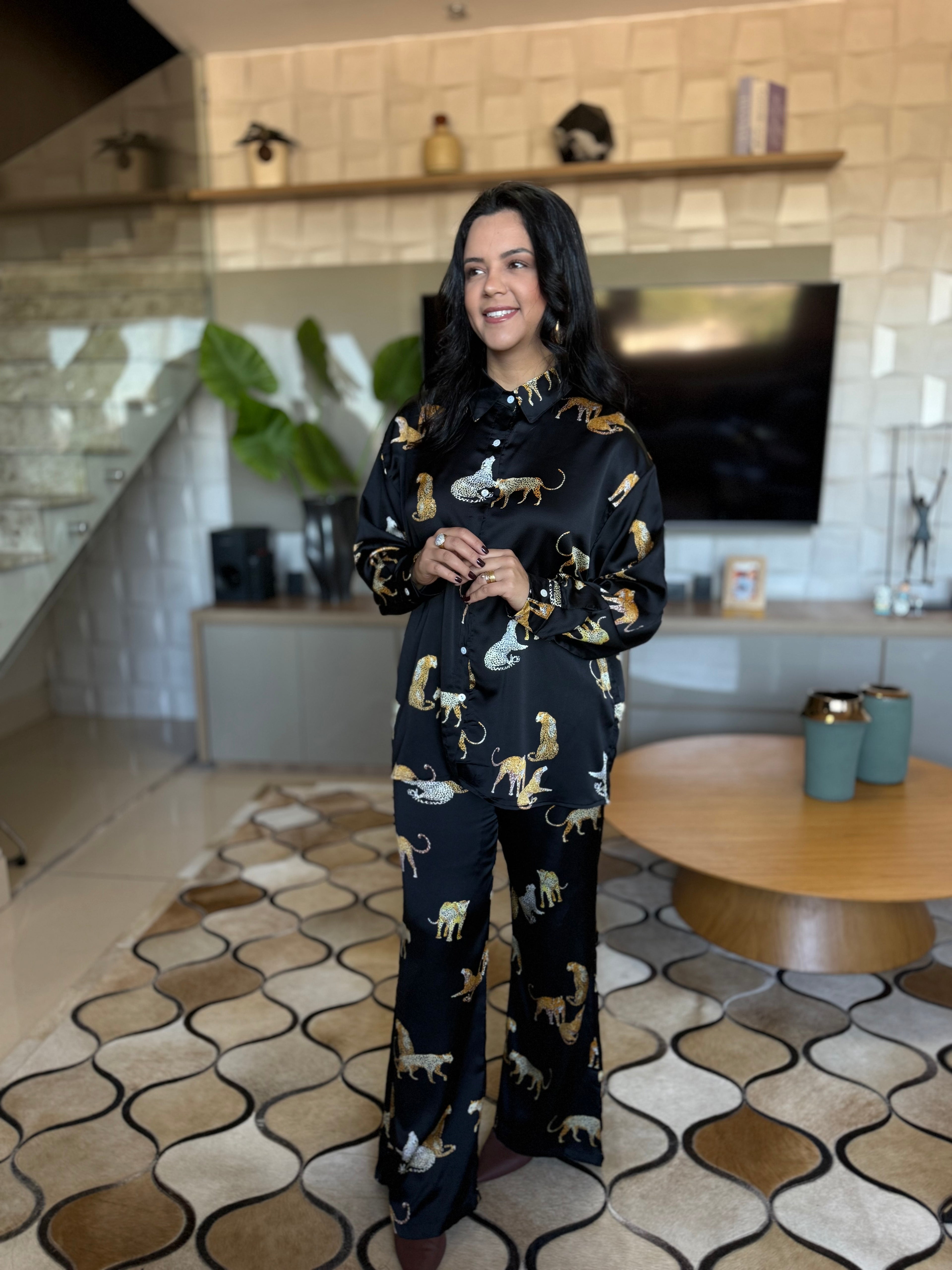 CONJUNTO SAFARI PRETO