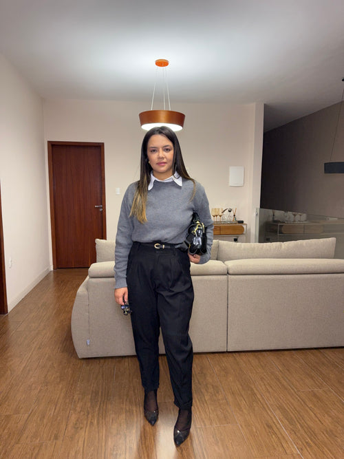 CALÇA ESTEFANY EM ALFAIATARIA