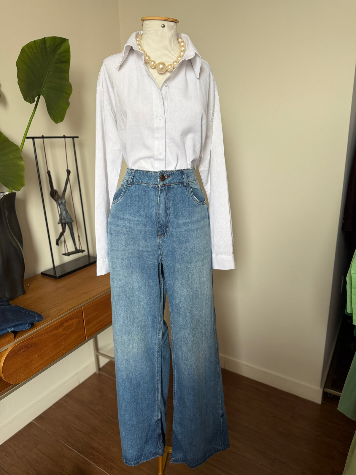 CALÇA JEANS WIDE LANA