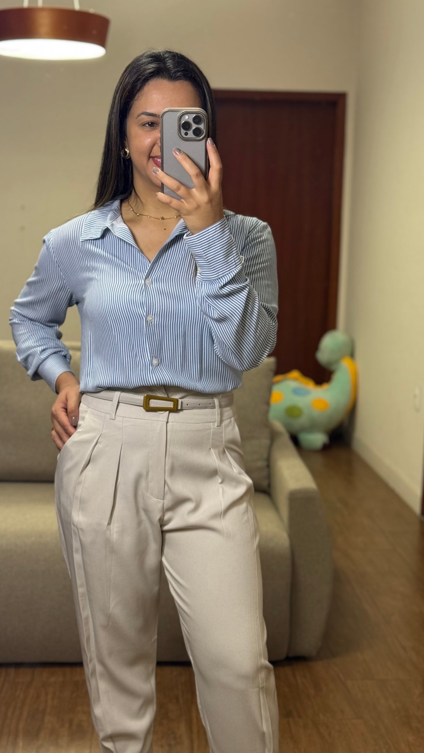 CALÇA ESTEFANY EM ALFAIATARIA