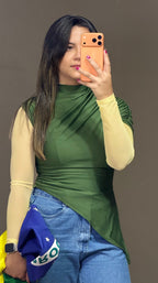 BLUSA ASSIMÉTRICA ZARA