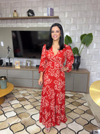 VESTIDO NEIDE VERMELHO