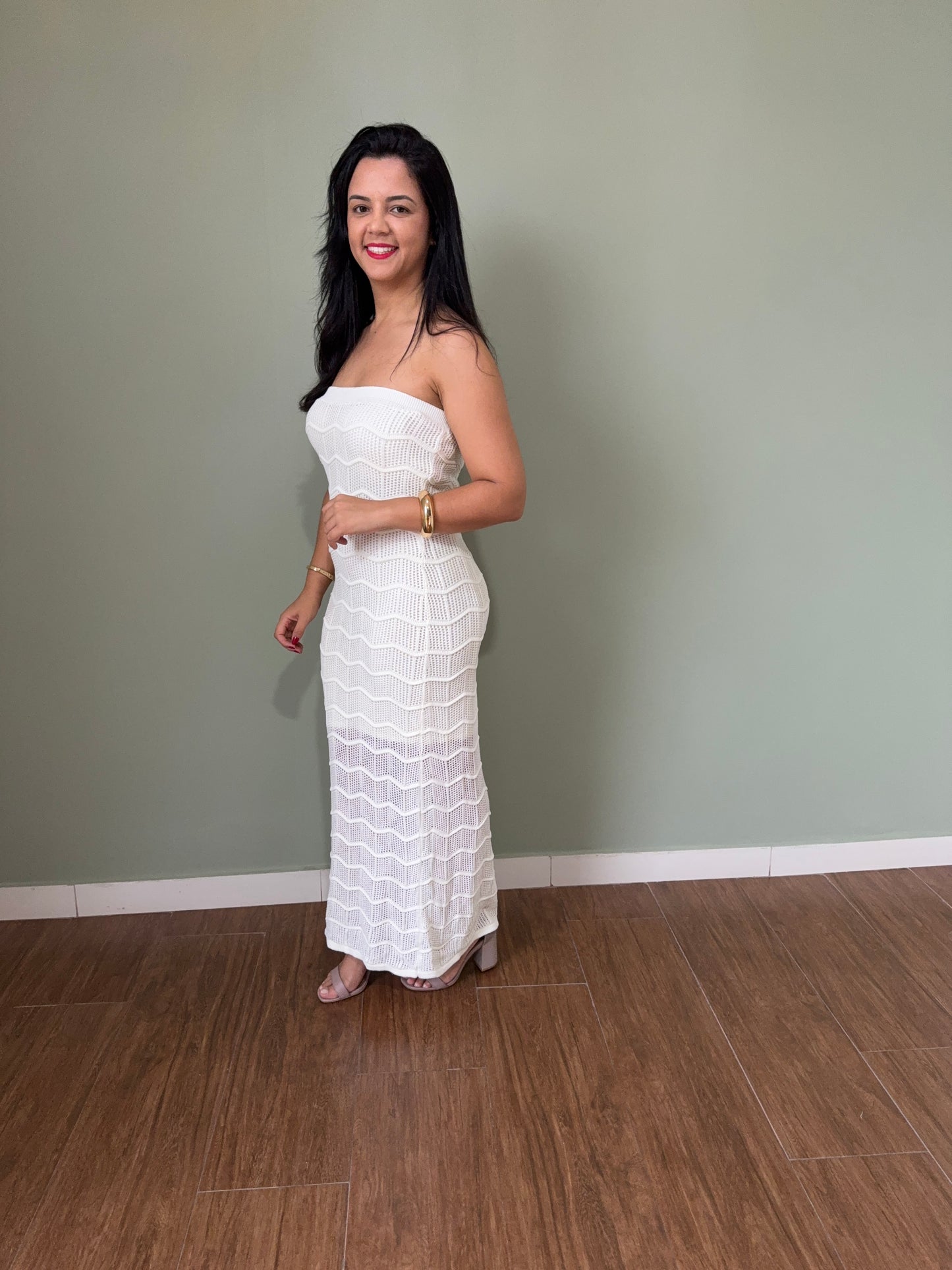 VESTIDO LONGO TRICÔ