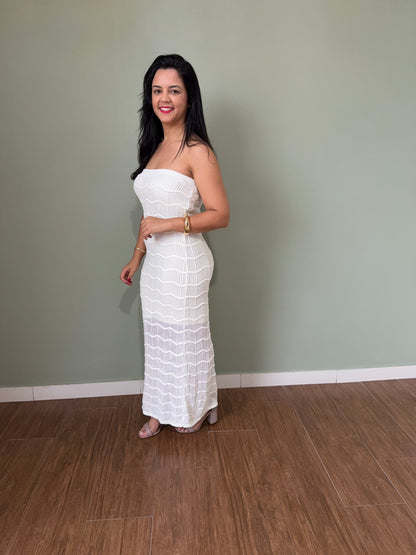 VESTIDO LONGO TRICÔ