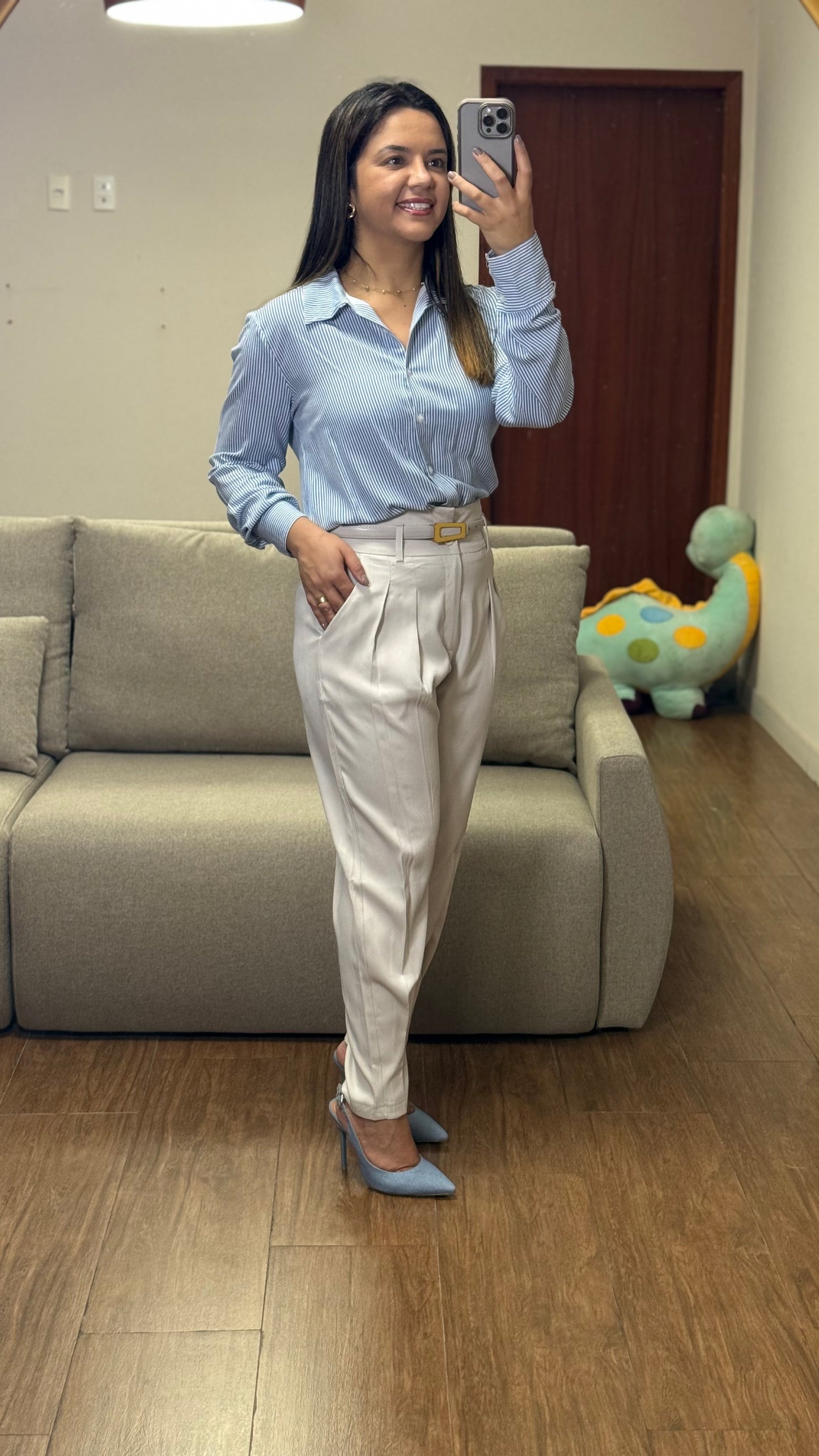 CALÇA ESTEFANY EM ALFAIATARIA