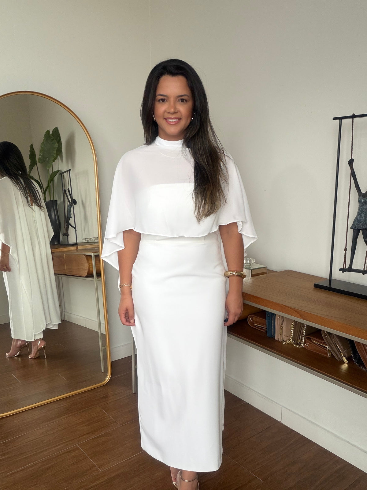 VESTIDO CAPA AMÉLIA BRANCO