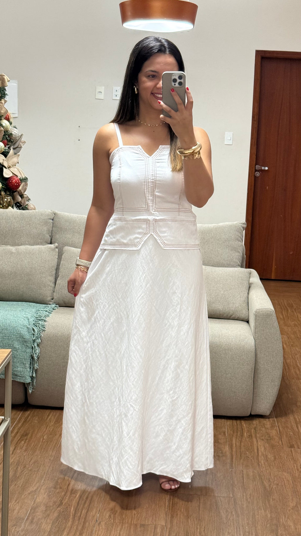 VESTIDO SERENA MIDI COM CORPETE