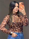 BLUSA TULE MANGA COMPRIDA