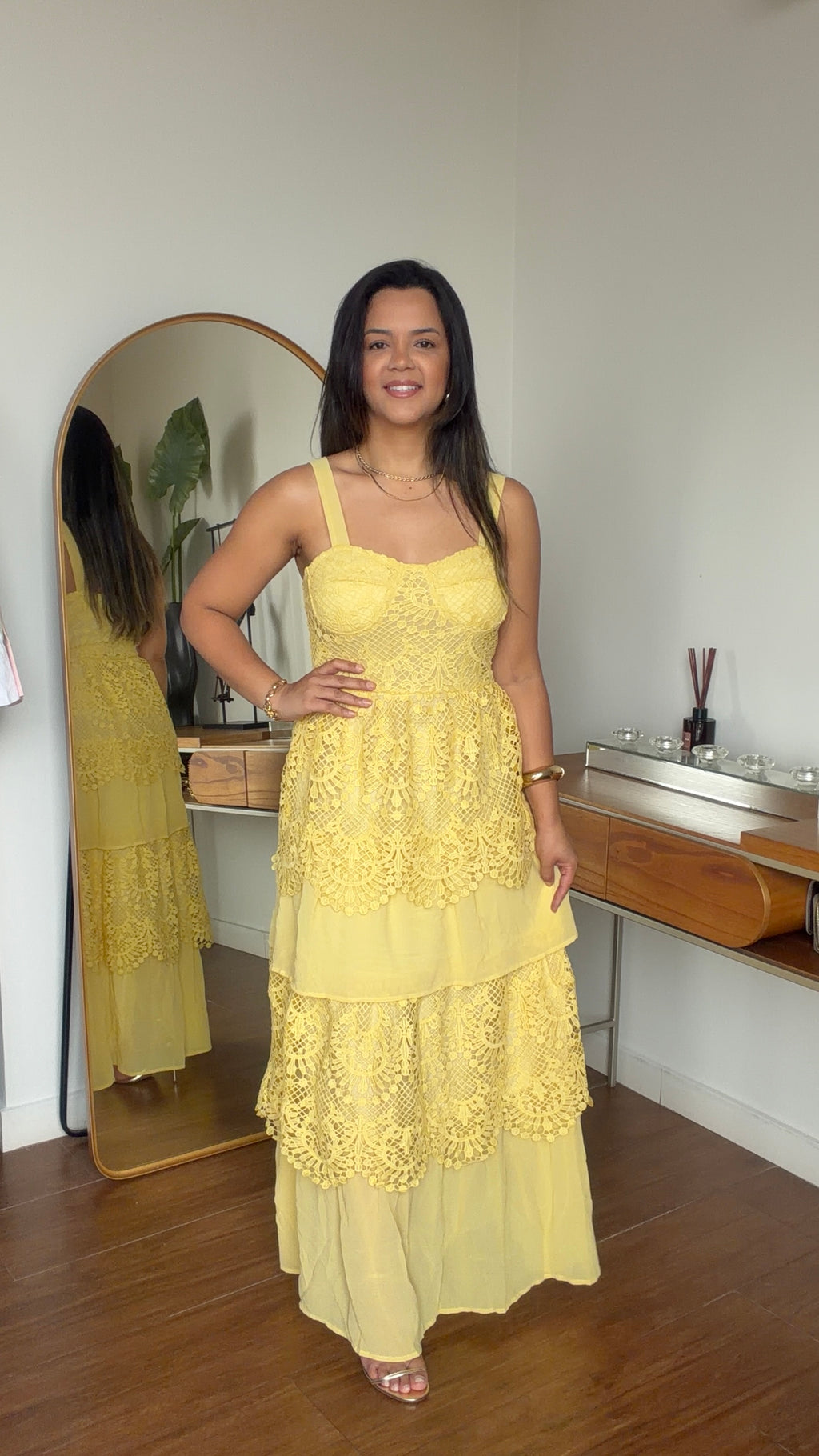 VESTIDO PATHY AMARELO