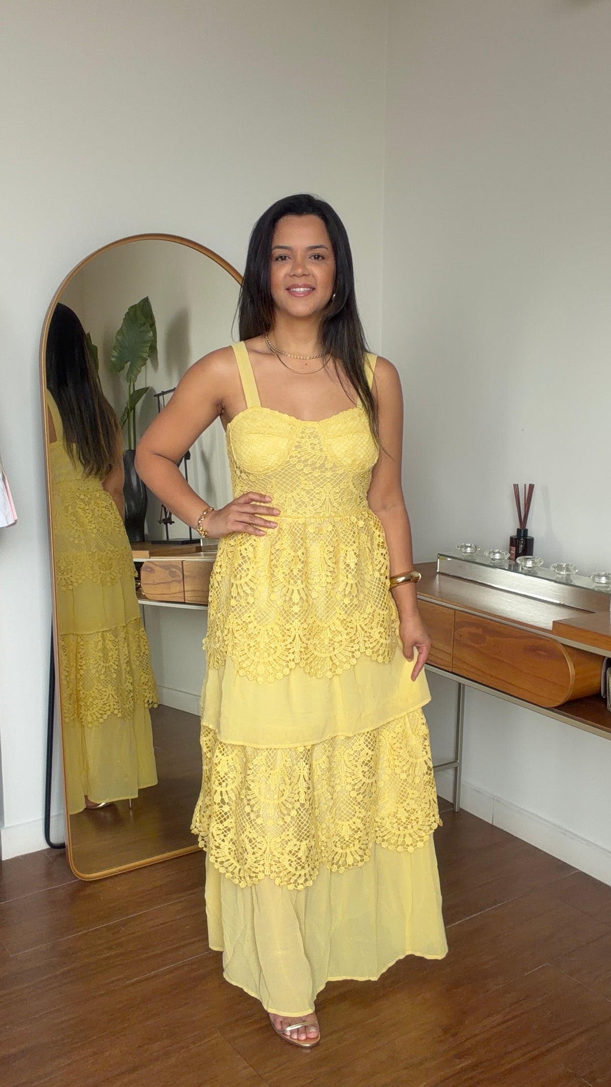VESTIDO PATHY AMARELO