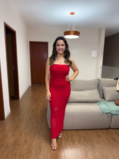VESTIDO STHE VERMELHO