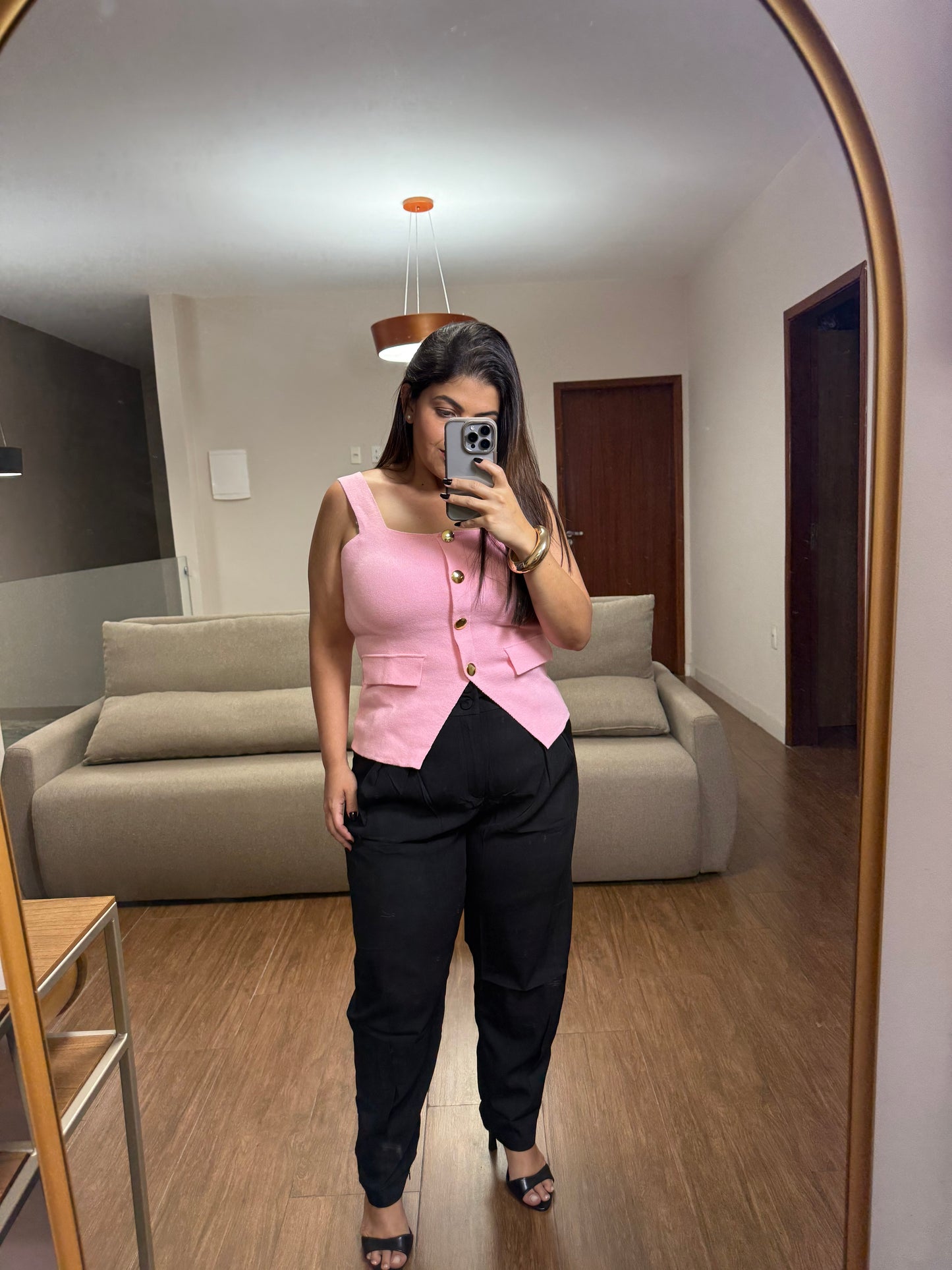 CALÇA ESTEFANY EM ALFAIATARIA