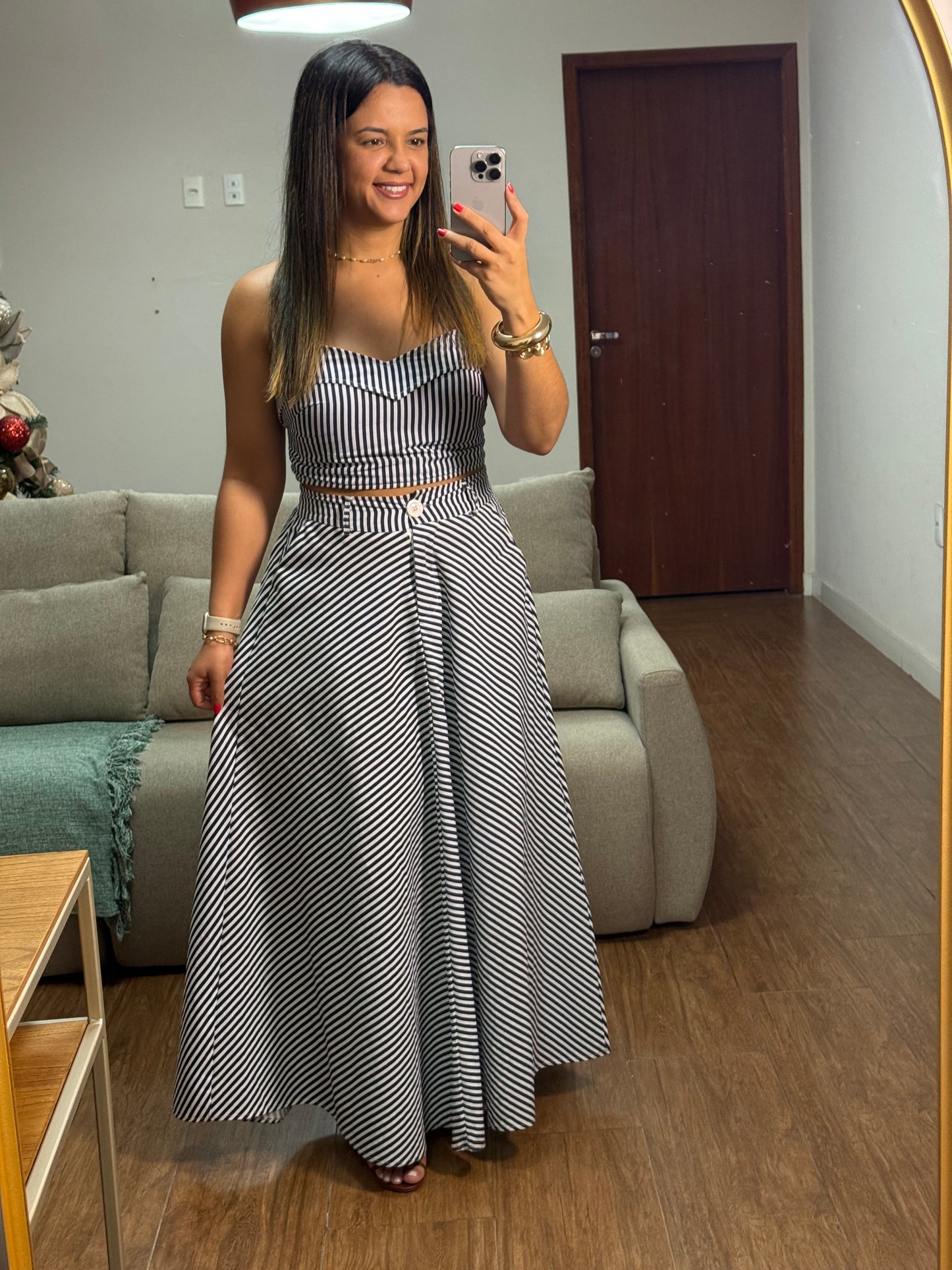 Conjunto Leandra Listrado