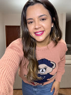 BLUSA TRICÔ URSO