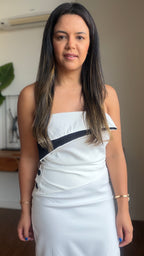 VESTIDO MIDI BICOLOR CATARINA
