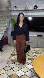 CONJUNTO VALENTE MARROM