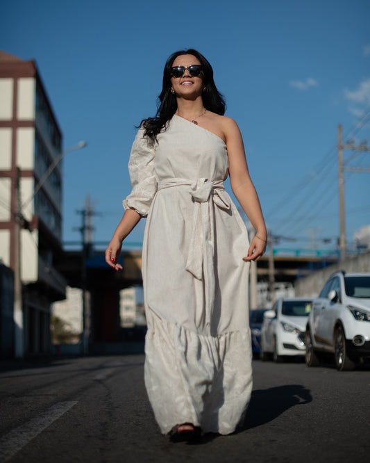 VESTIDO OFF BORDADO