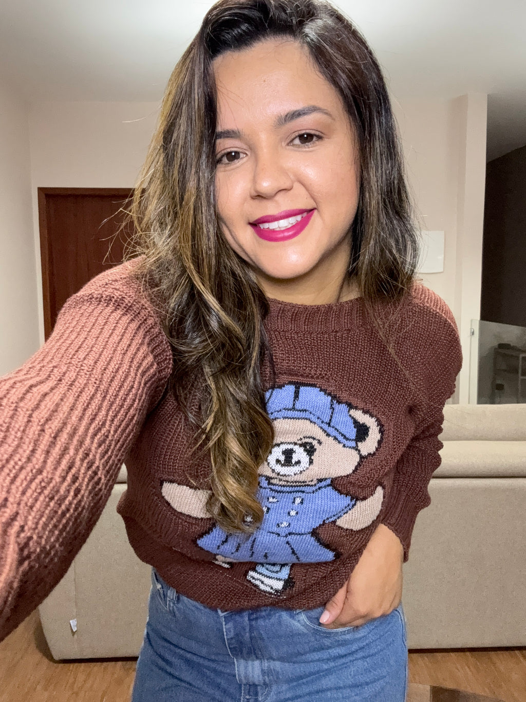BLUSA TRICÔ URSO