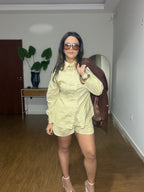CONJUNTO LAYNARA AMARELO LISTRADO