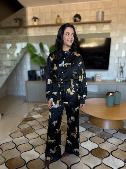 CONJUNTO SAFARI PRETO
